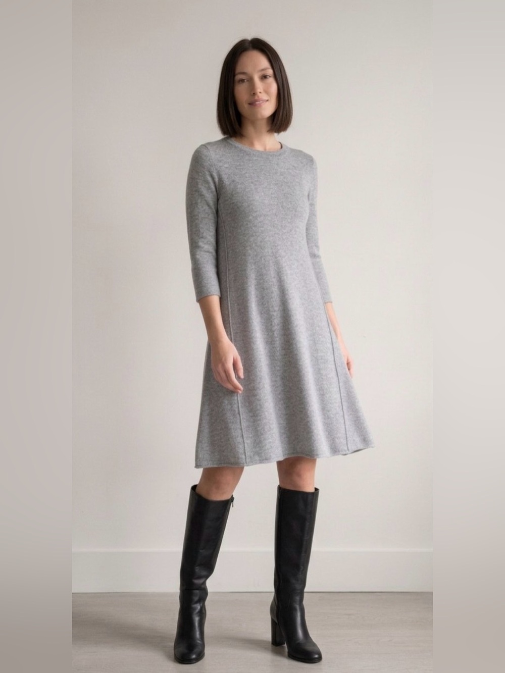 Autumn Cashmere 100% Cashmere Swing Dress Size XS